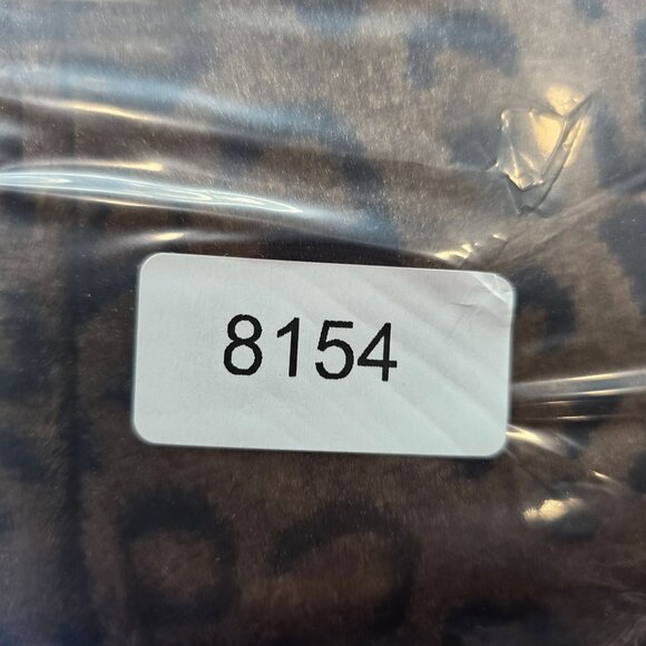 Womens Reversible Leopard Print Faux Fur & Quilted Brown Full Zip Vest Jacket L - Picture 9 of 9